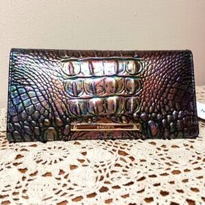 Gorgeous Brahmin ADY Wallet BLACK PEARL OMBRE NWT